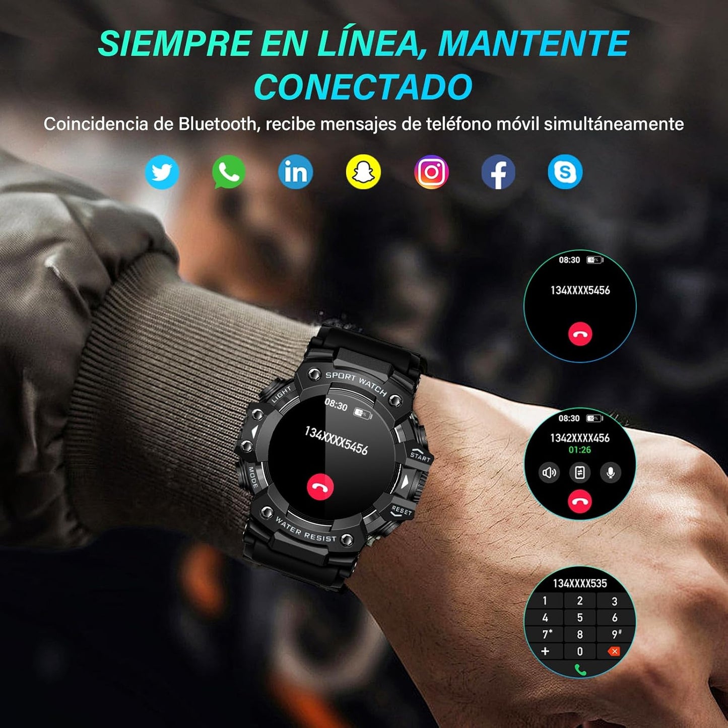 SMARTWACTH PRO - Tecnología, salud y estilo en un solo dispositivo.