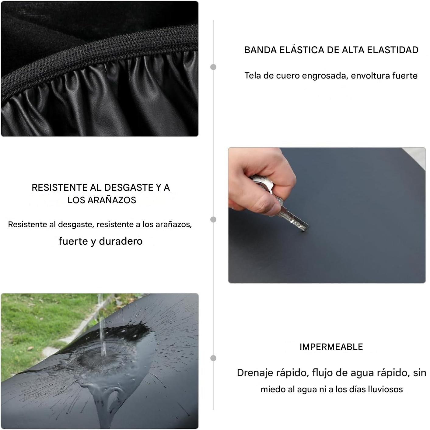 FUNDMAX - Funda de Cuero para asiento de Moto (TIKTOK)