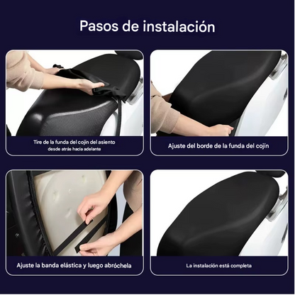 FUNDMAX - Funda de Cuero para asiento de Moto (TIKTOK)