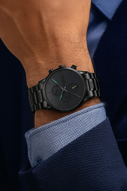NIBOSI- reloj analógico resistente al agua para hombre