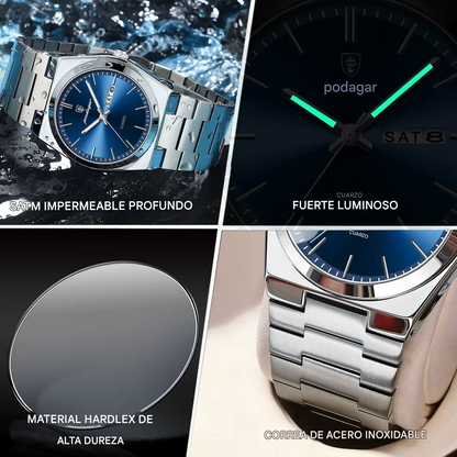 POEDAGAR - Reloj de lujo para hombre