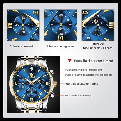 OLEVS 3639  - Fase lunar reloj para hombre